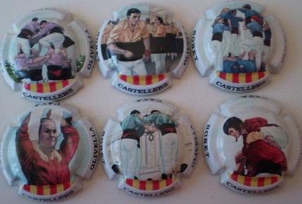 OLIVELLA I BONET JUEGO 6 PLACAS V. 13482 A 13487