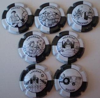 OLIVELLA I BONET JUEGO 7 PLACAS V. 10547 A 10553
