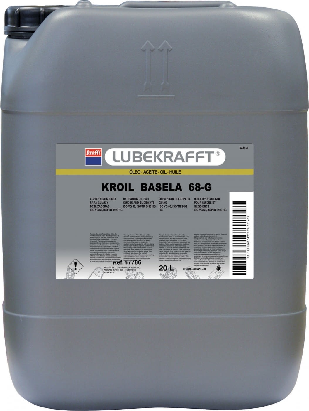 ACEITE LBK KROIL BASELA-68G 20 L.