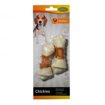 REF - B00817 KNOTTED BONE DOG SNACK WITH CHICKEN