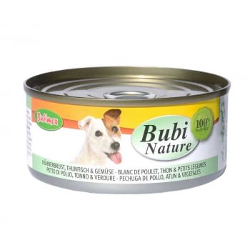 REF - B08051 DOG WET FOOD BUBI NATURE CHICKEN BREAST, TUNA AND VEGETABLES