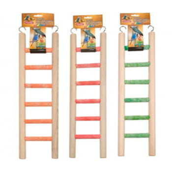 REF - J04115.26 PARROTS AND MACAWS LADDER TOY