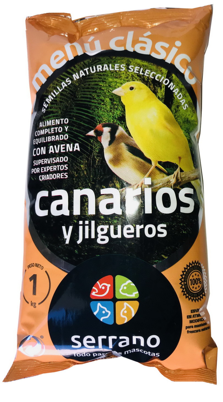 MENU CLASICO CANARIOS C/A 25x1kg