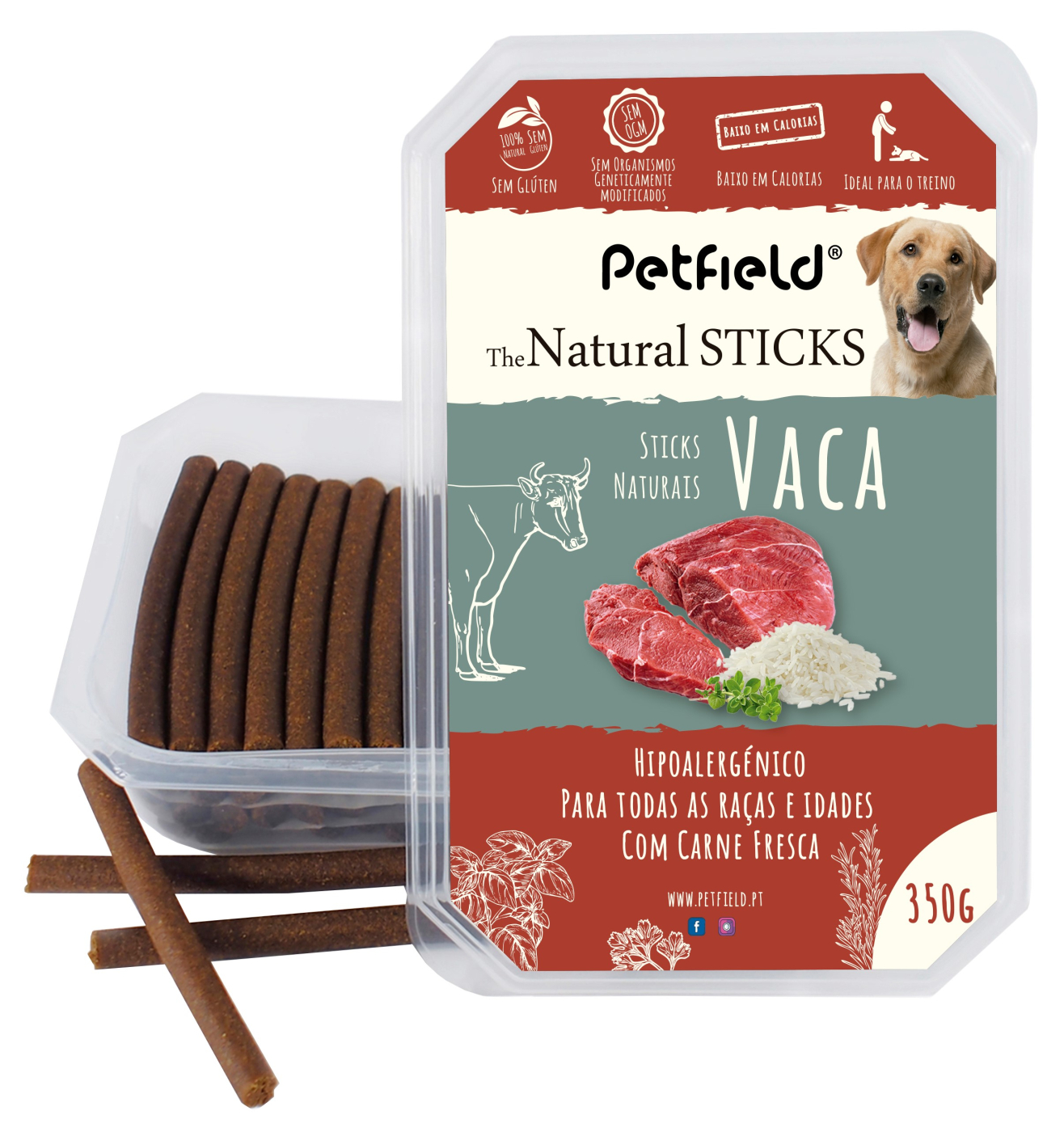 PF NATURAL STICK BEEF 350g