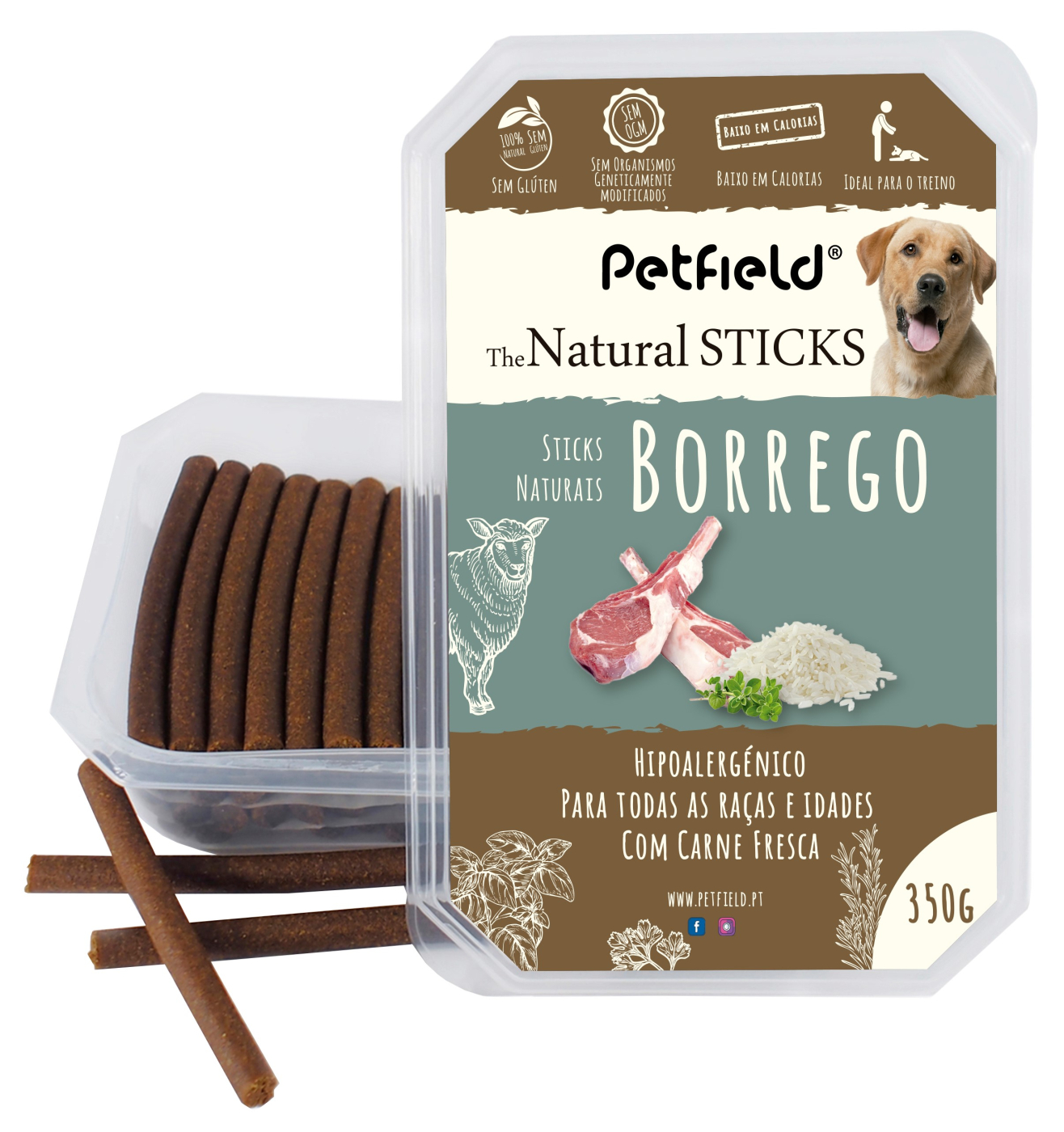 PF NATURAL STICK LAMB 350g