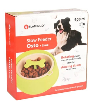 BOL OSTO SLOW FEEDER LIMA 400ml - 2