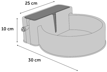 BEBEDERO AUTOMATICO DRAVA 2.5L - 2