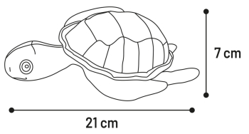 JUGUETE FLIPPER TORTUGA 14cm 6ud - 2