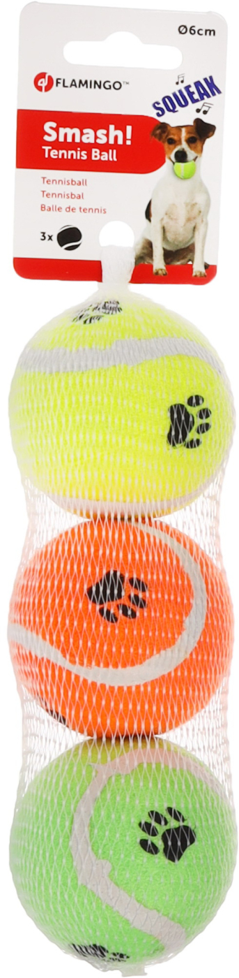 PELOTA TENIS SMASH 3x3x6.5cm 650