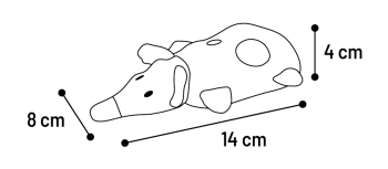 JUGUETE GRAGGA RATON 14cm 3ud - 2