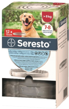 SERESTO EXP 12ud PERRO +8Kg 70cm