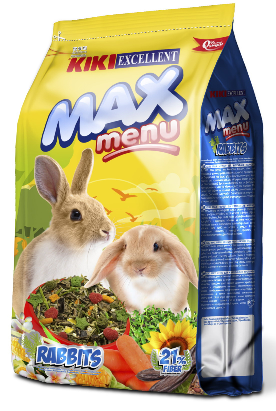 KK MAX CONEJO ENANO 6x2kg  30523