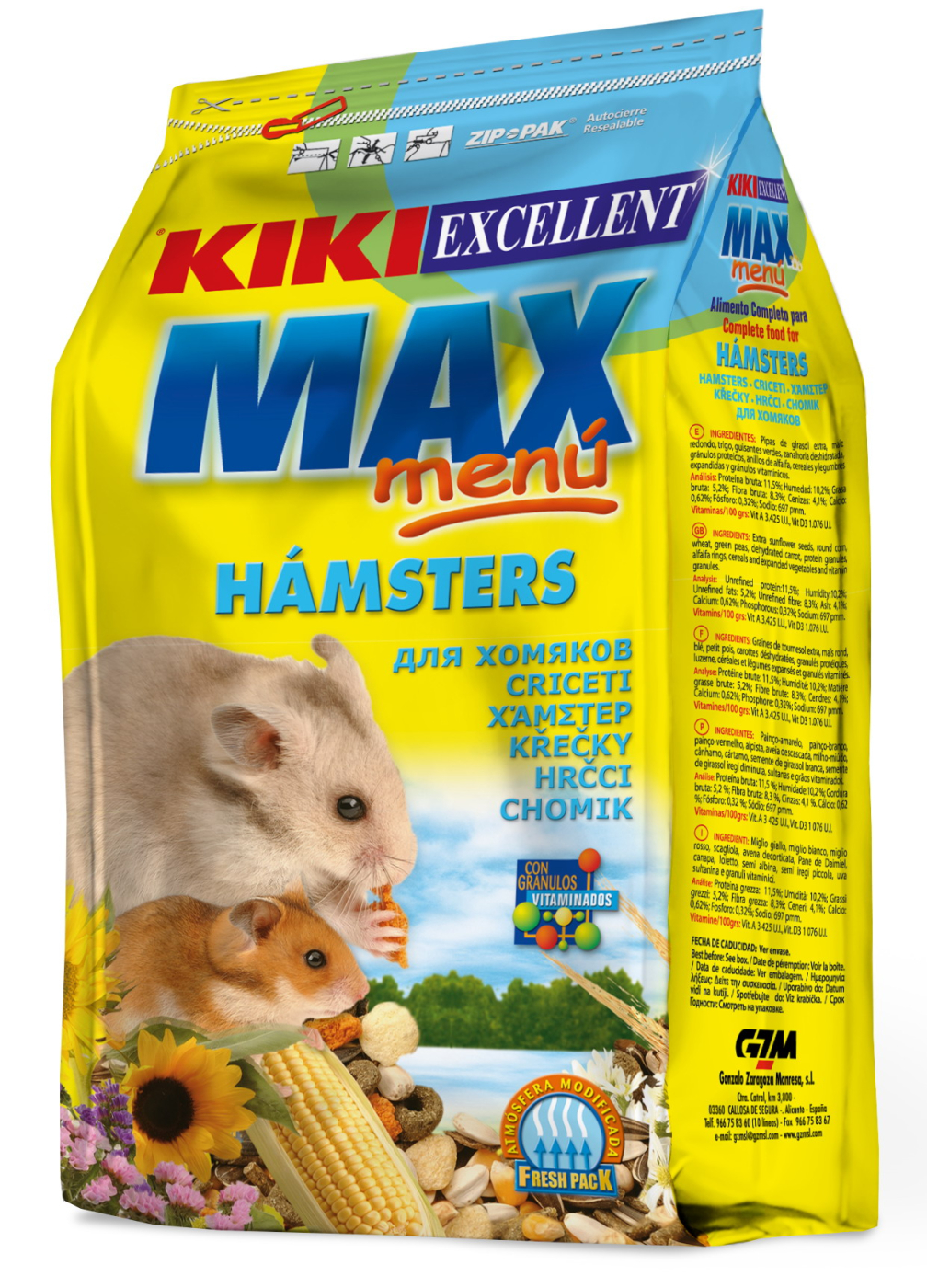 KK MAX HAMSTER 6x450gr     30531