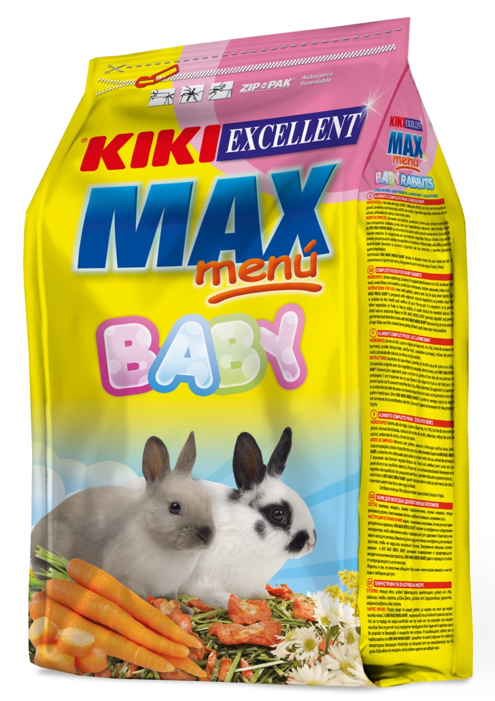 KK MAX CONEJO BABY 5x1kg   30535