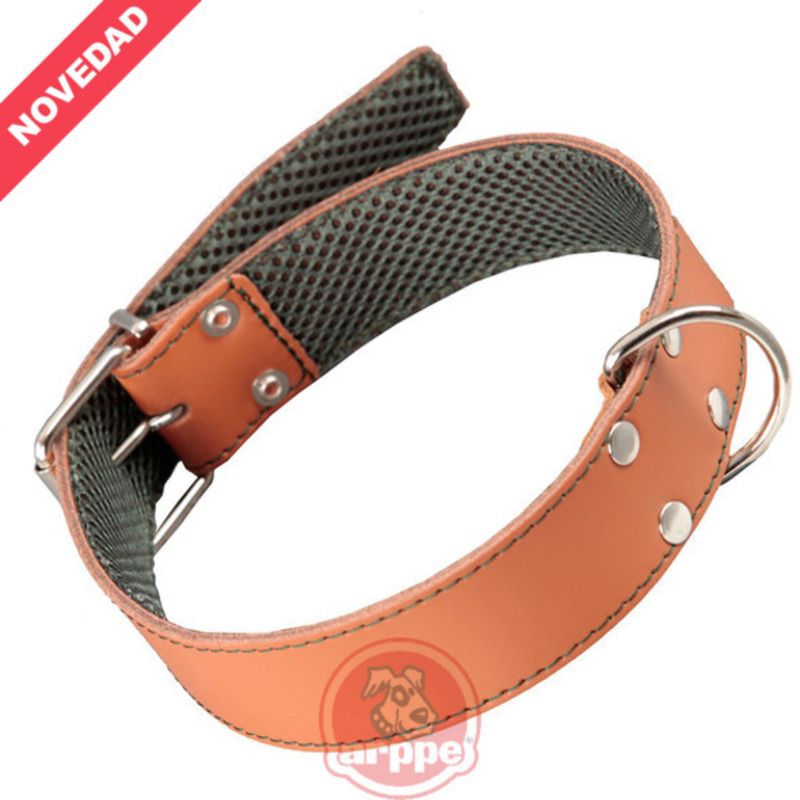 COLLAR CUERO FORRO AMAZON 65