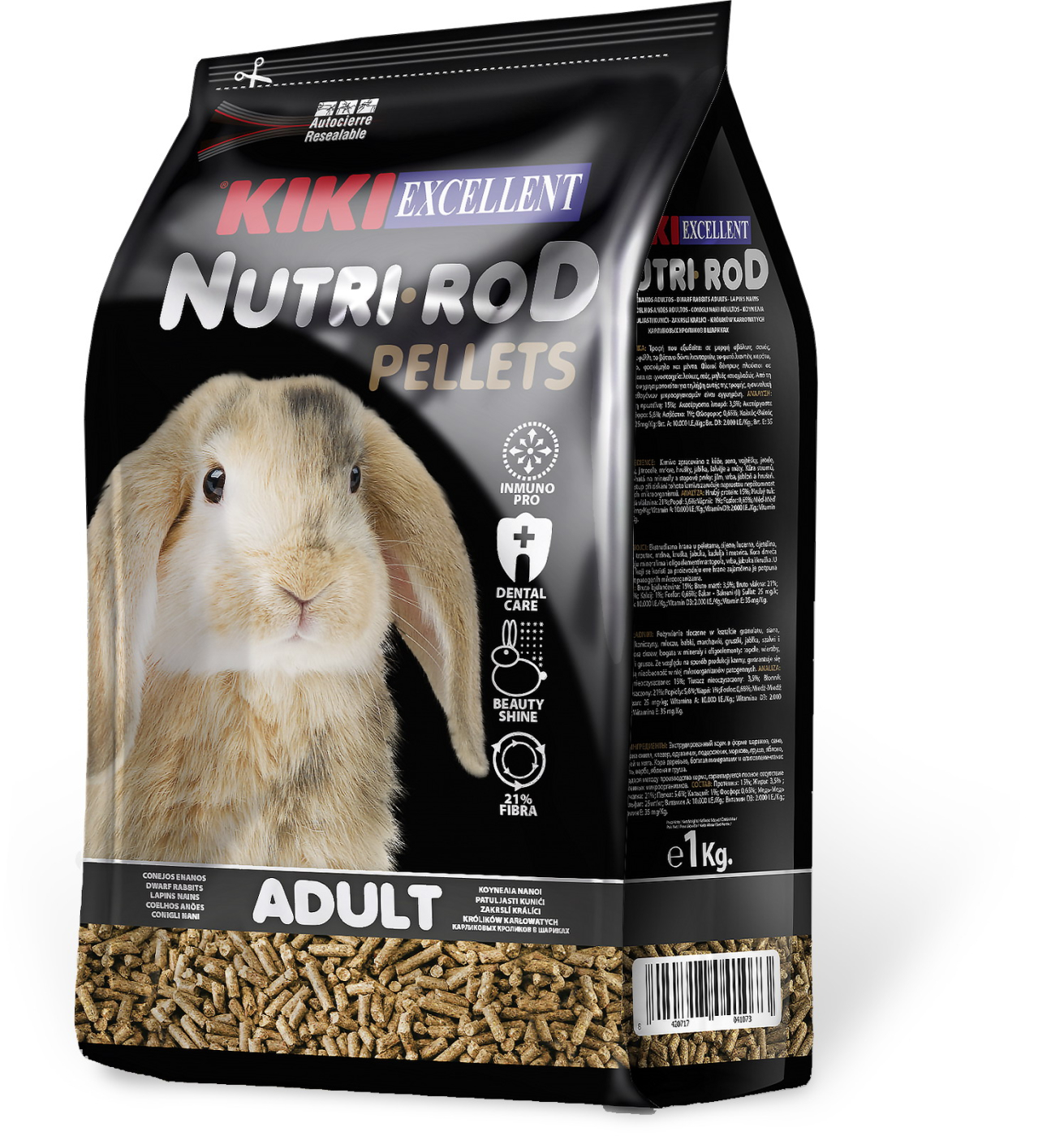 KK NUTRI ROD CONEJO 5x1kg 4107