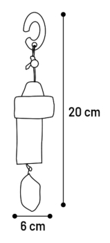 JUGUETE ROEDOR KITUS 20cm 6ud - 2