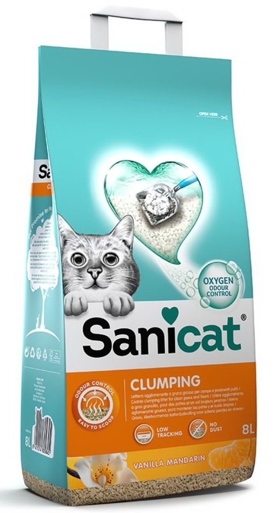 SANICAT 17 CLUMP VANIL-MAND 3x8L