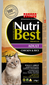 NUTRIBEST CAT CHIKEN&RIC 15K PVP