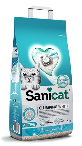SANICAT 24 CLUMP WHITE ACTIV 10L