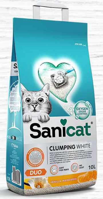 SANICAT 25 CLUMP WHITE DUO 10L