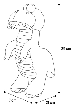 JUGUETE DINO NRN 25cm 521972 2ud - 2