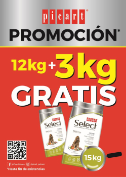 SELECT ADULT CORDERO 12Kg + 3Kg