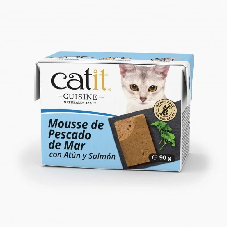 CATIT MOUSSE PESCADO MAR  12x95g