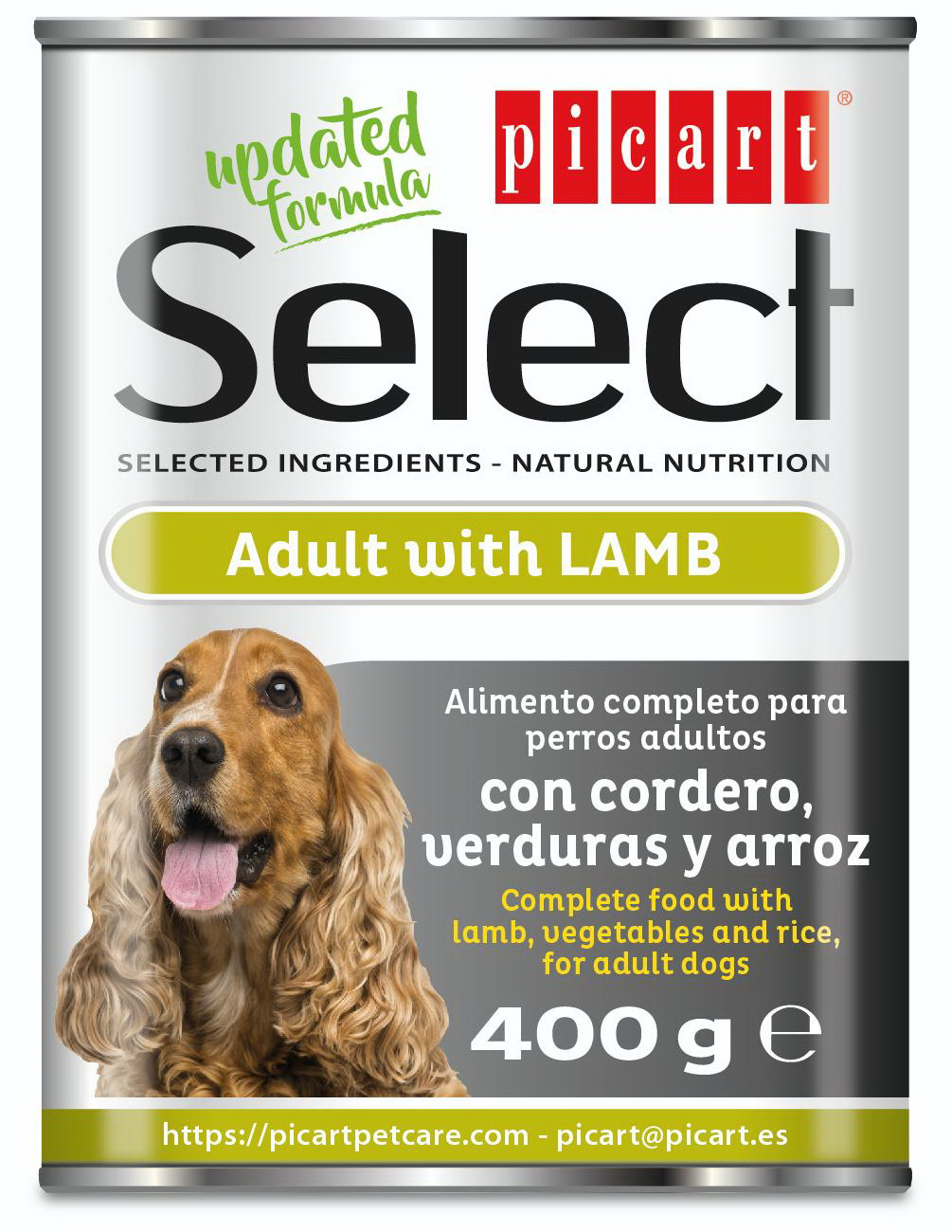 SELECT DOG WET CORDE VERD 24x400