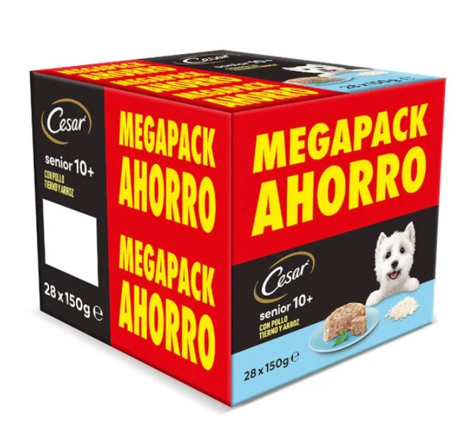 CESAR MEGAPACK SENIOR 20+8)x150g