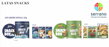 SNACKS BOX XMAS 2024 24uds  304X - 4