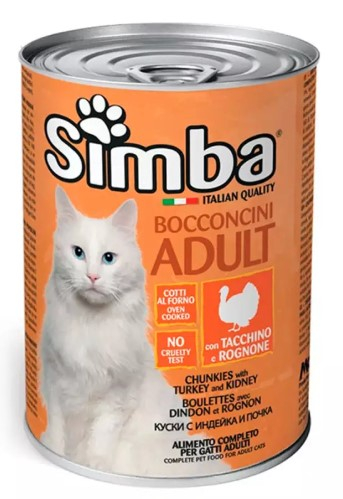 SIMBA GATOS HUMEDO PAVO 24x415g