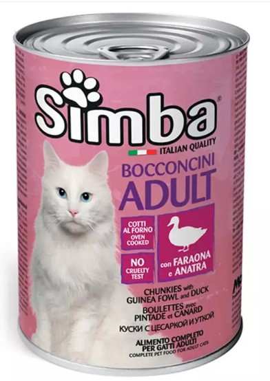 SIMBA GATOS HUMEDO GANSO 24x415g