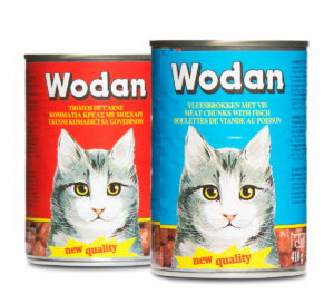 WODAN LATA GATOS 24x400gr PESCAD