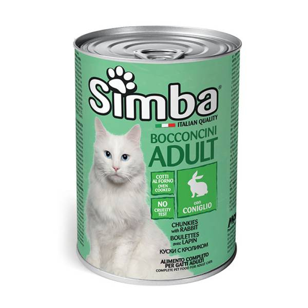 SIMBA GATOS HUMEDO CONEJ 24x415g