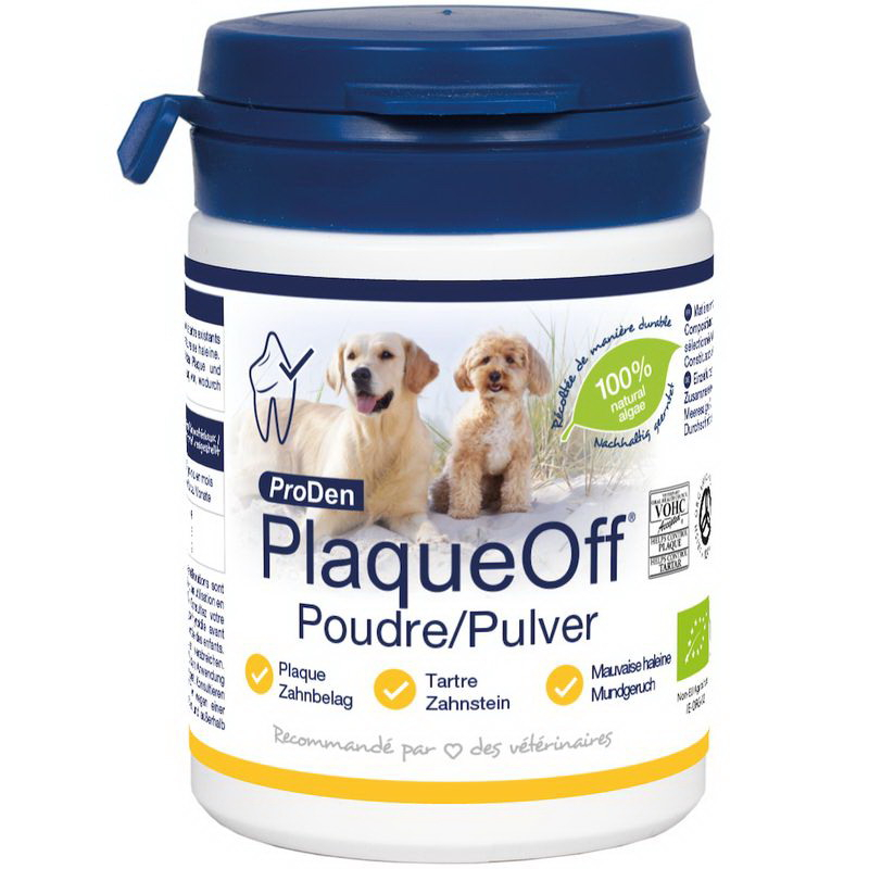 PLAQUE OFF PERRO GATO POLVO 60gr