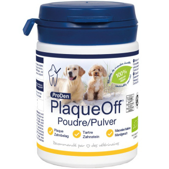 PLAQUE OFF PERRO GATO POLVO 60gr
