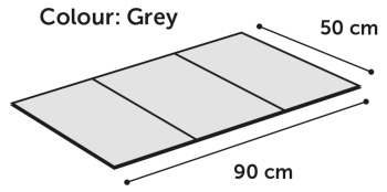 MANTA REFRIGER DROP GRIS 90x50cm - 2