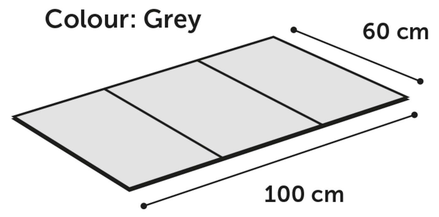 MANTA REFRIGER DROP GRIS 100x60c