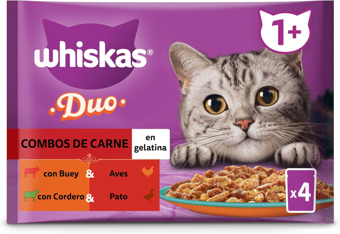 WHISK.TASTY DUO CARNES 13x4x85