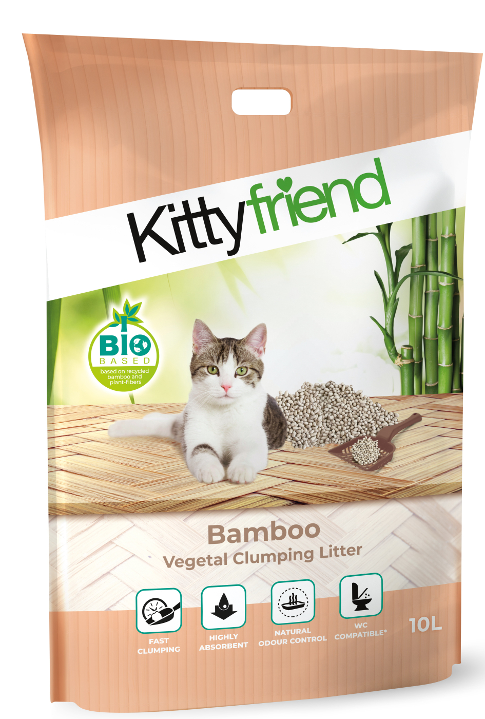 SANICAT 40 BAMBOO KITTY CL 4x10L