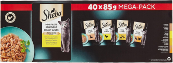 BUNDLE SHEBA AVES 40x85g  475094