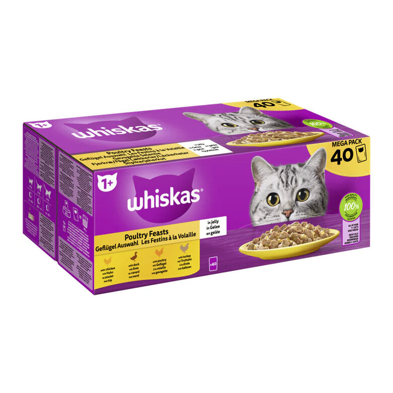 BUNDLE WHISKAS CORE AVES 40x85g