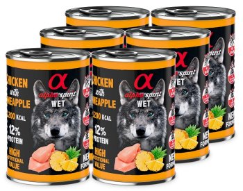 AS HUMEDO POLLO PIÑA 6x400g 5812