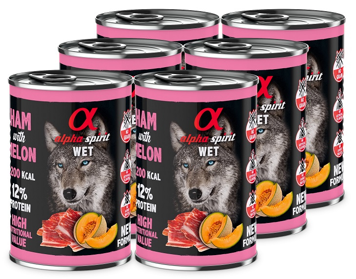 AS HUMEDO JAMON MELON6x400g 3812