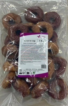 DONUTS 7cm FRESA POLLO 1Kg   604