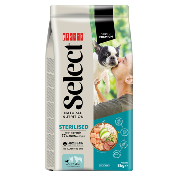 SELECT DOG MINI STERILISED 8Kg