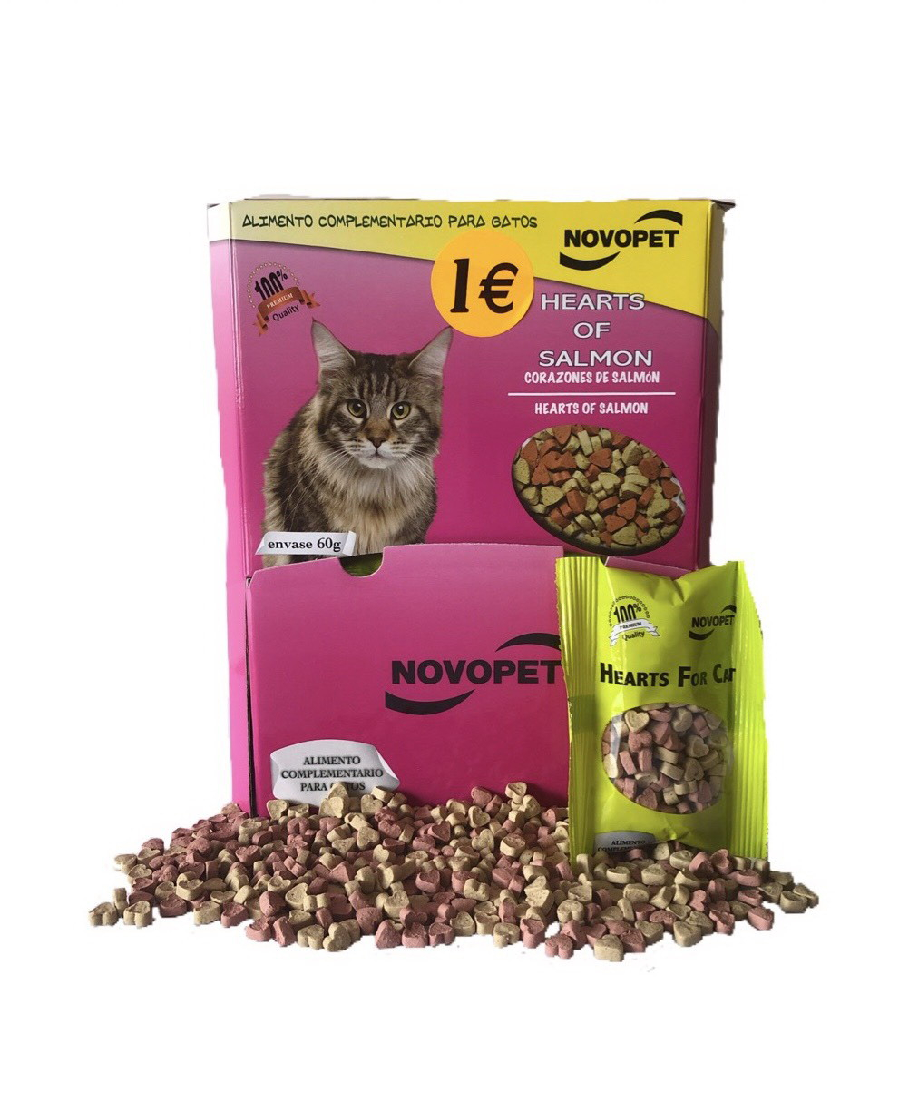 NOVOPET EXPOS GATOS HEART 40x60g