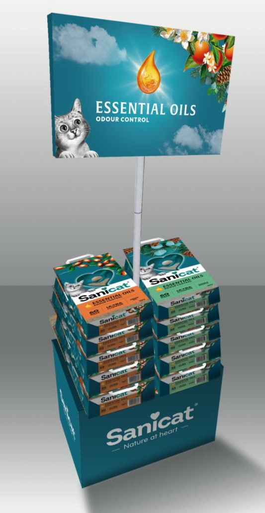 EXPOSITOR SANICAT ESSENTIAL OILS