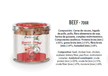 PF FRESH FREEZE BEEF 70gr - 2